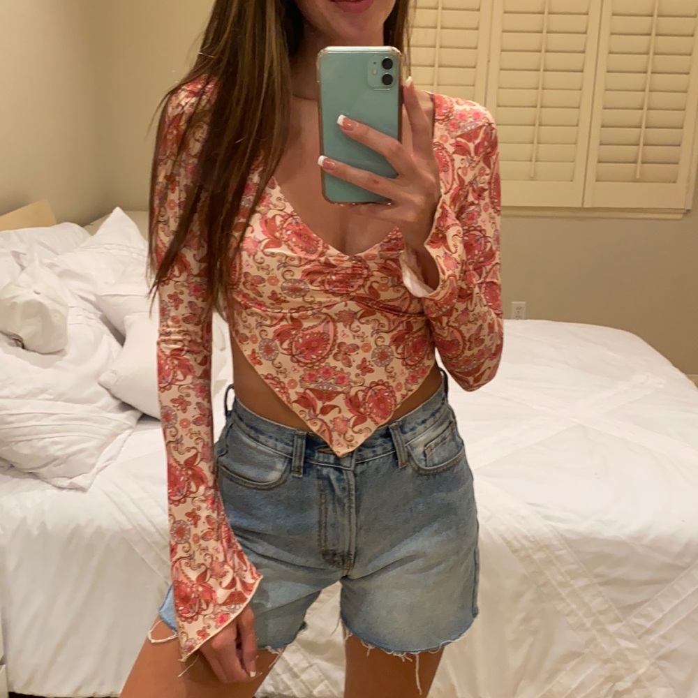 Tiger mist long sleeve top nwot